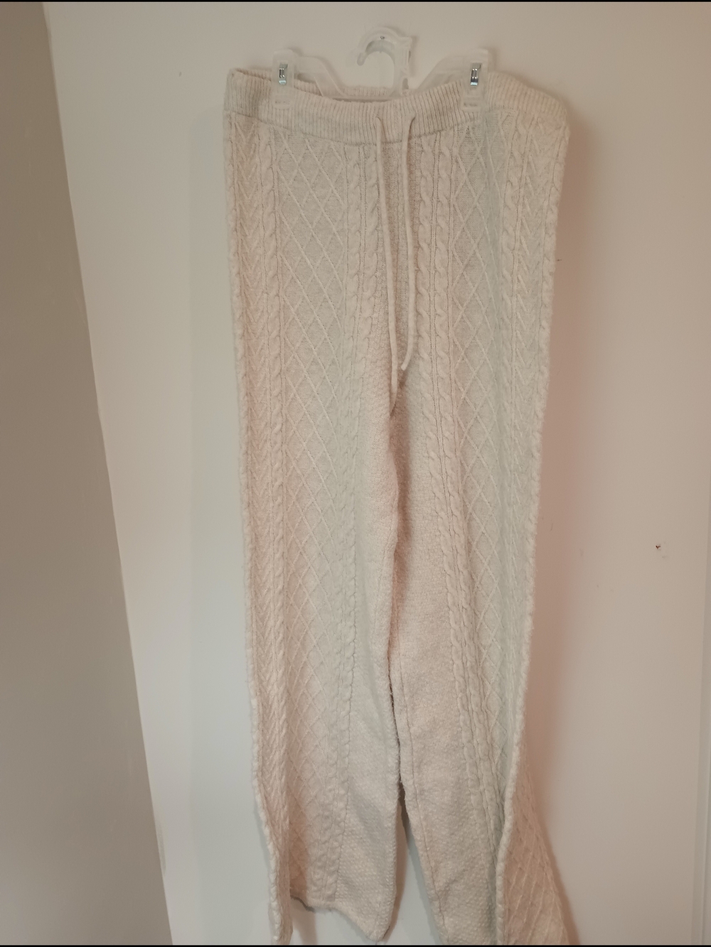 Altar'd State AS Revival Plush Knit Loungewear in Cream